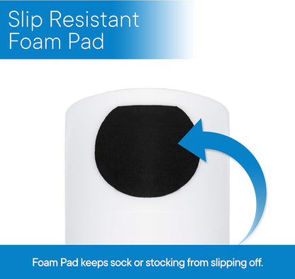 Deluxe Sock Aid with Foam Handles for Easy Dressing