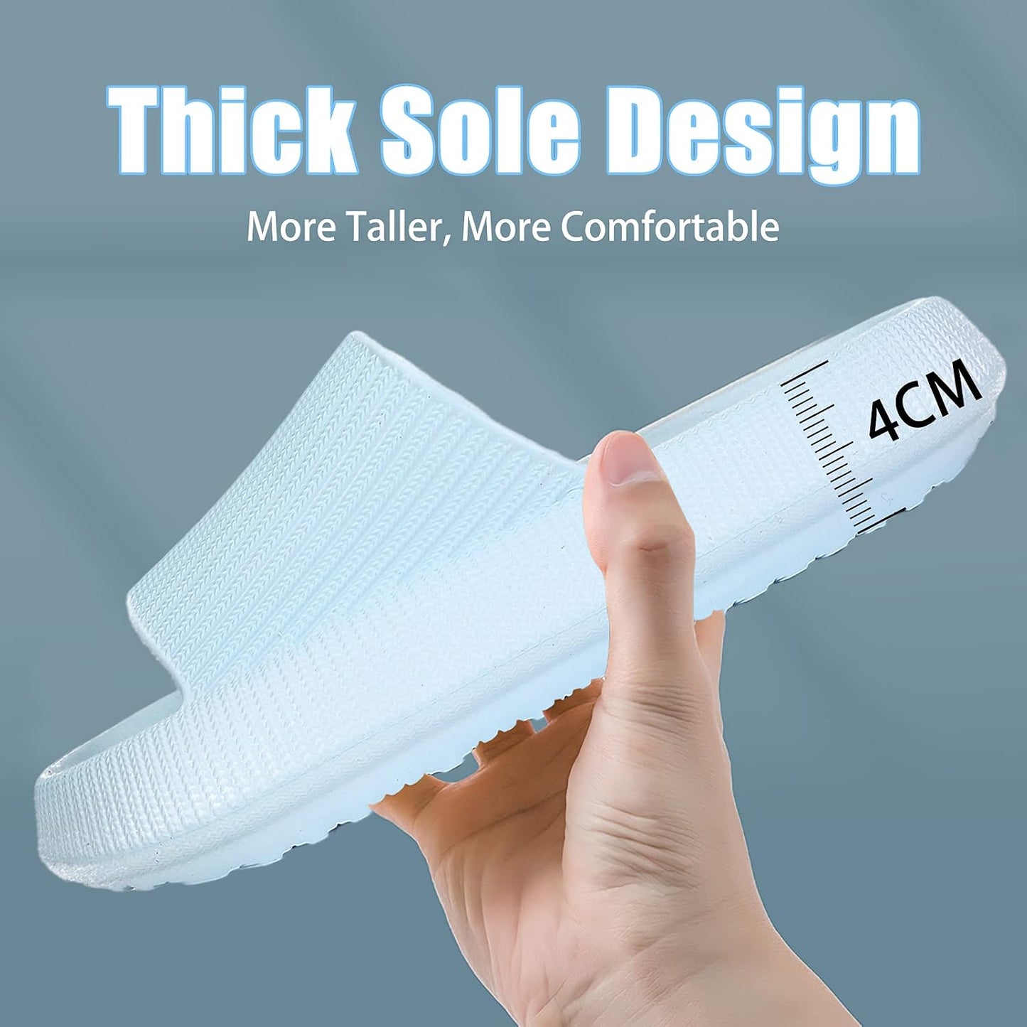 Cloud Slippers – Pillow-Soft Indoor Slides for All-Day Comfort