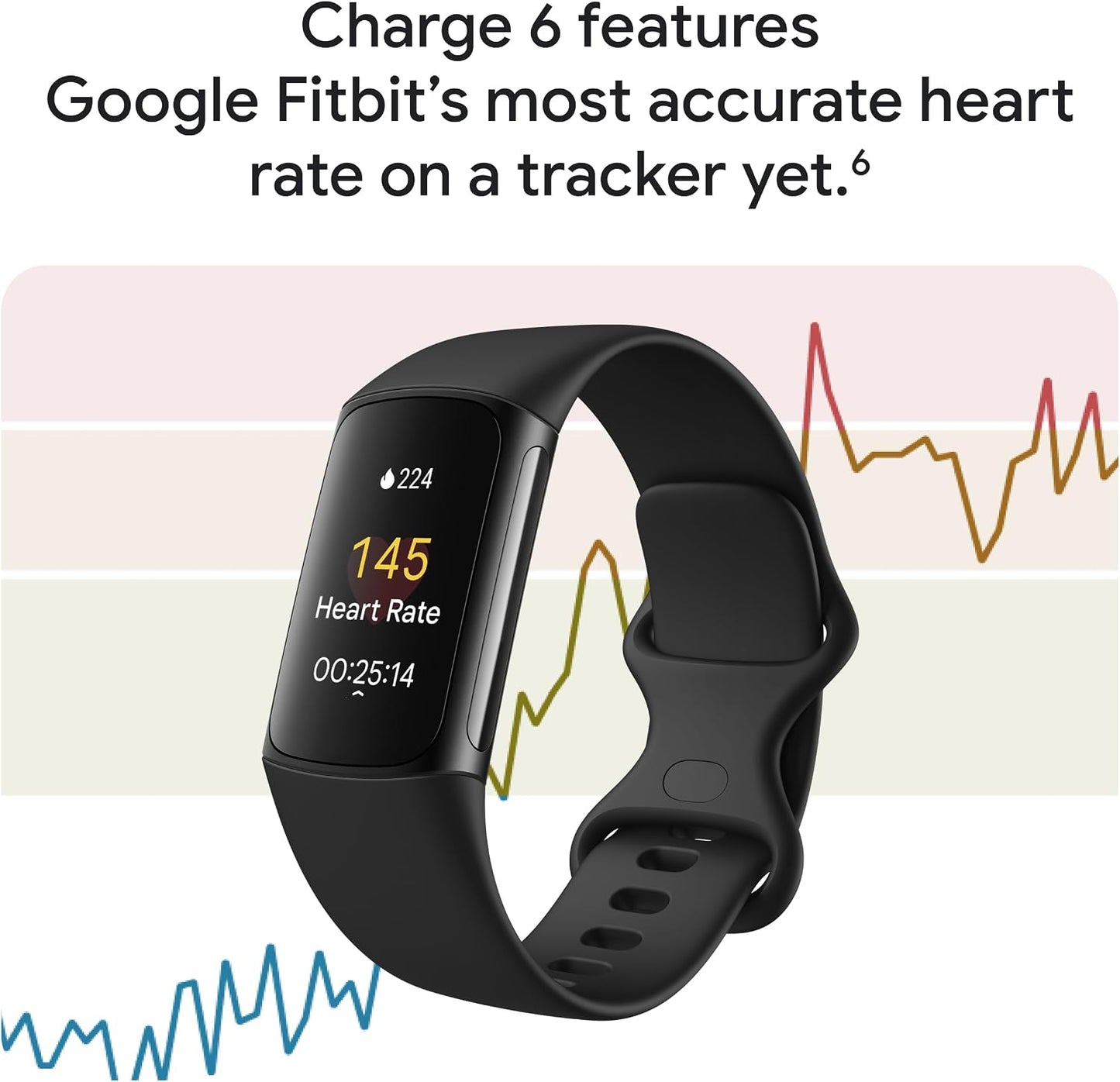 Advanced Fitness Tracker with Google Apps & Heart Rate Monitor