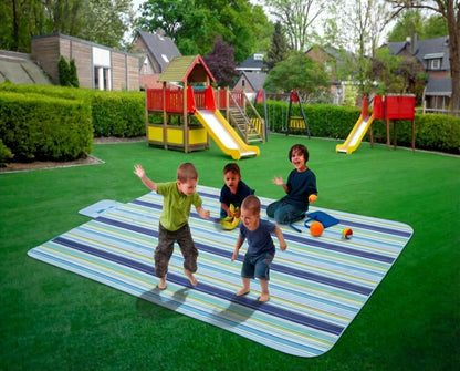 Extra Large Sandproof Waterproof Beach & Picnic Blanket - Foldable Outdoor Mat