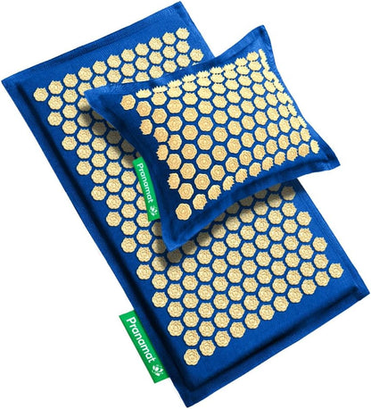 Acupressure Mat & Pillow Set - European Handcrafted Therapy