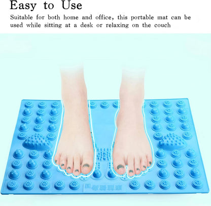Reflexology Acupressure Foot Massage Mat for Home & Office