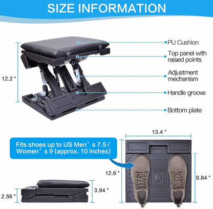Adjustable Foot Rest for Desk - Ergonomic Support