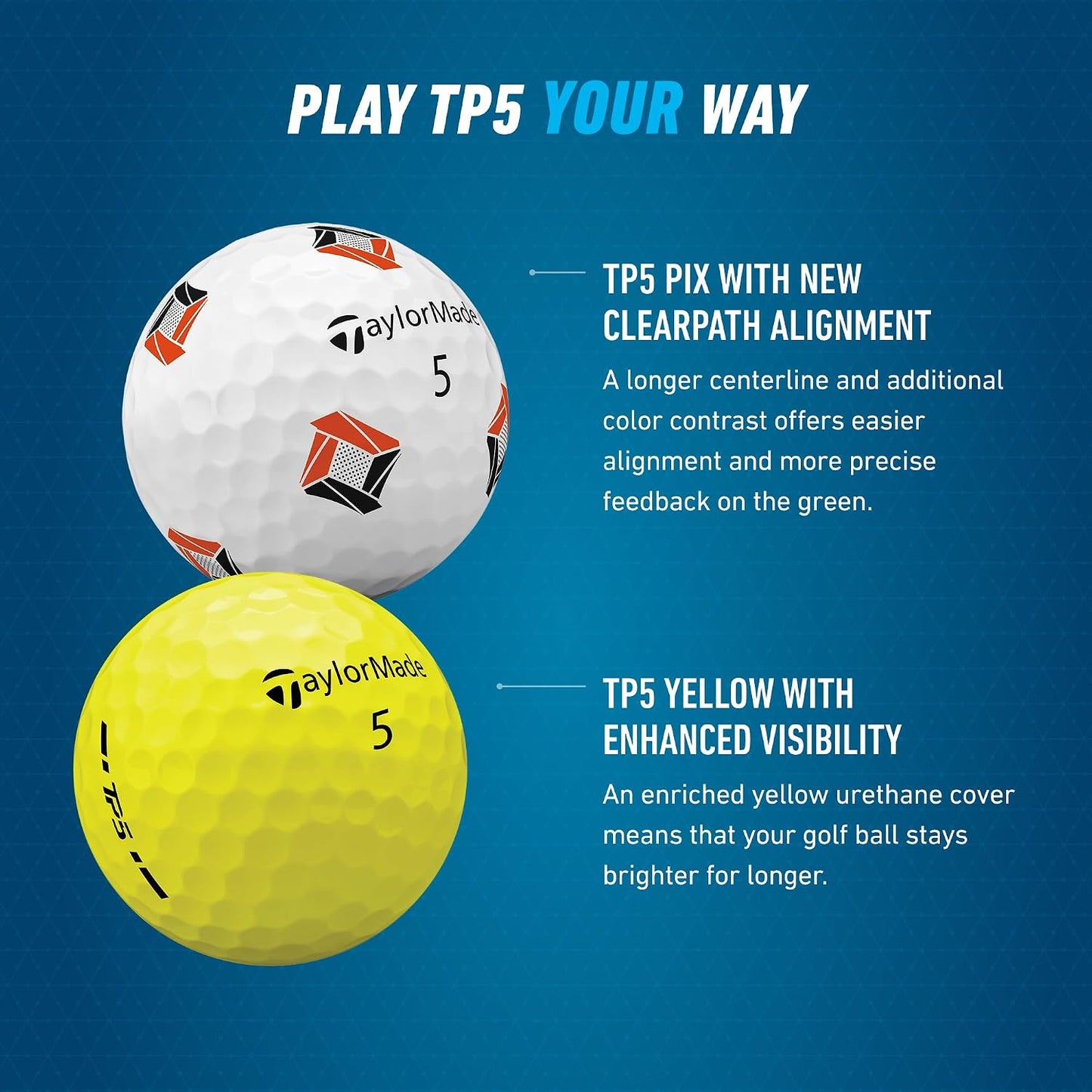 Premium 5-Layer Golf Ball | Tour Performance & Distance