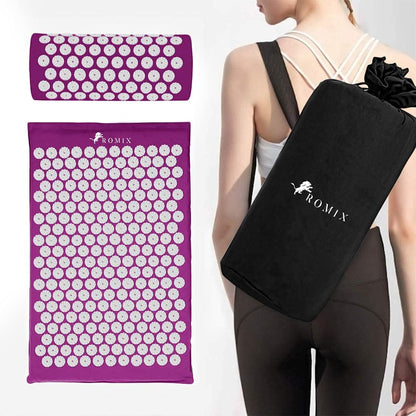 Acupressure Mat & Pillow Set - Muscle Relaxation Therapy