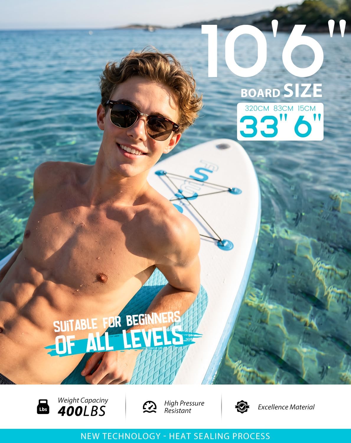 Ultra-Light Inflatable Stand Up Paddle Board with Accessories