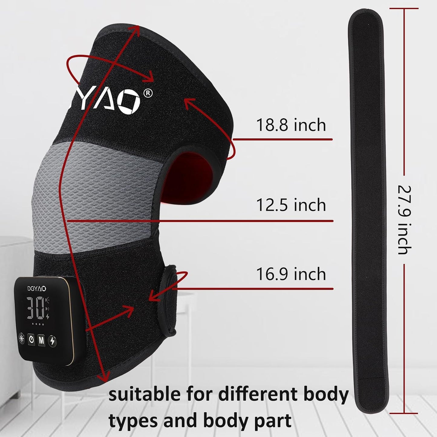 Cordless Red Light Therapy Wrap - Portable Infrared Device