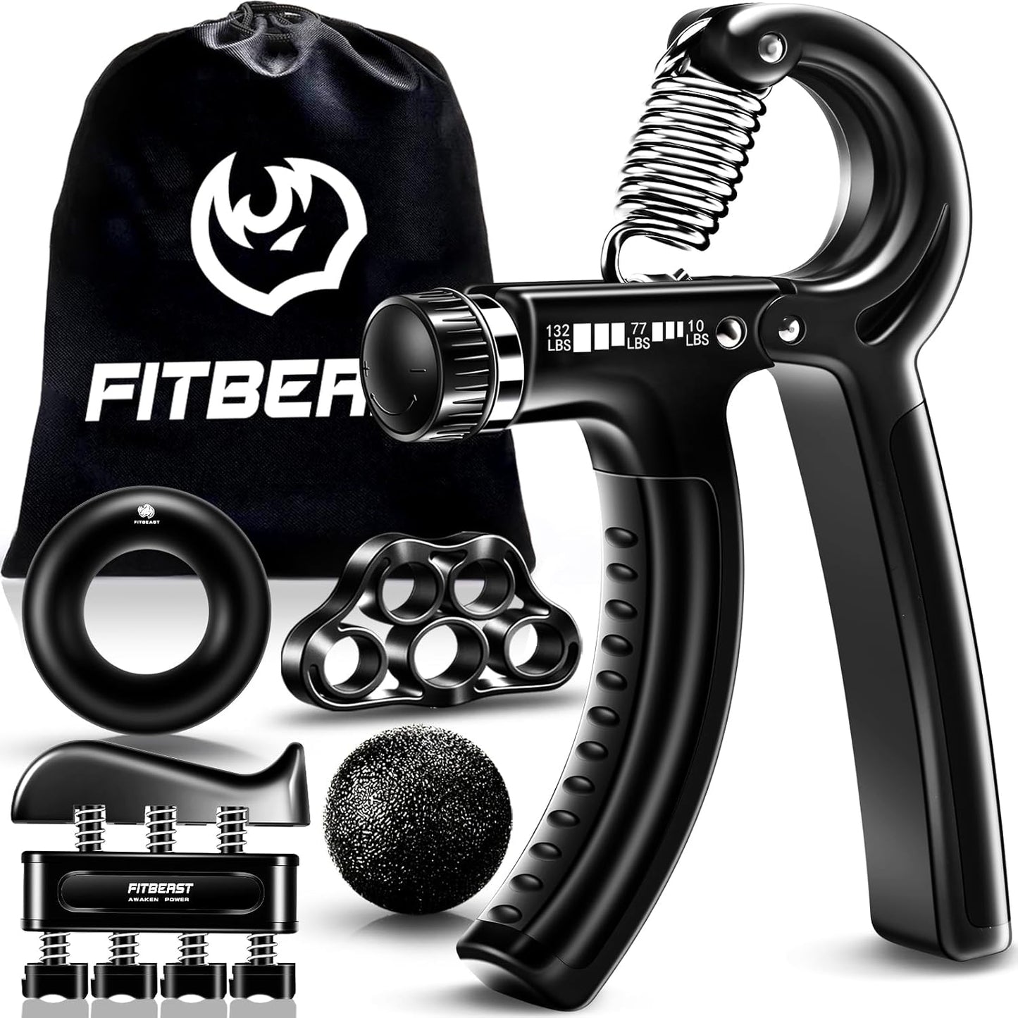 Pro Grip Trainer Kit - 5-Pack Adjustable Hand Strengthener