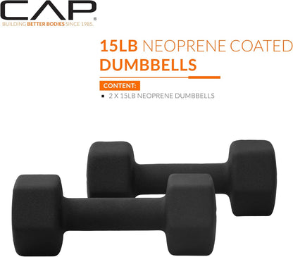 Neoprene Dumbbell Weights - Pairs & Sets | 2-20 lbs