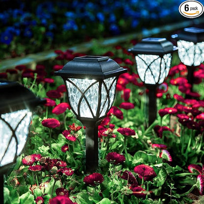 Solar Garden Lights Outdoor Waterproof LED Path Lighting