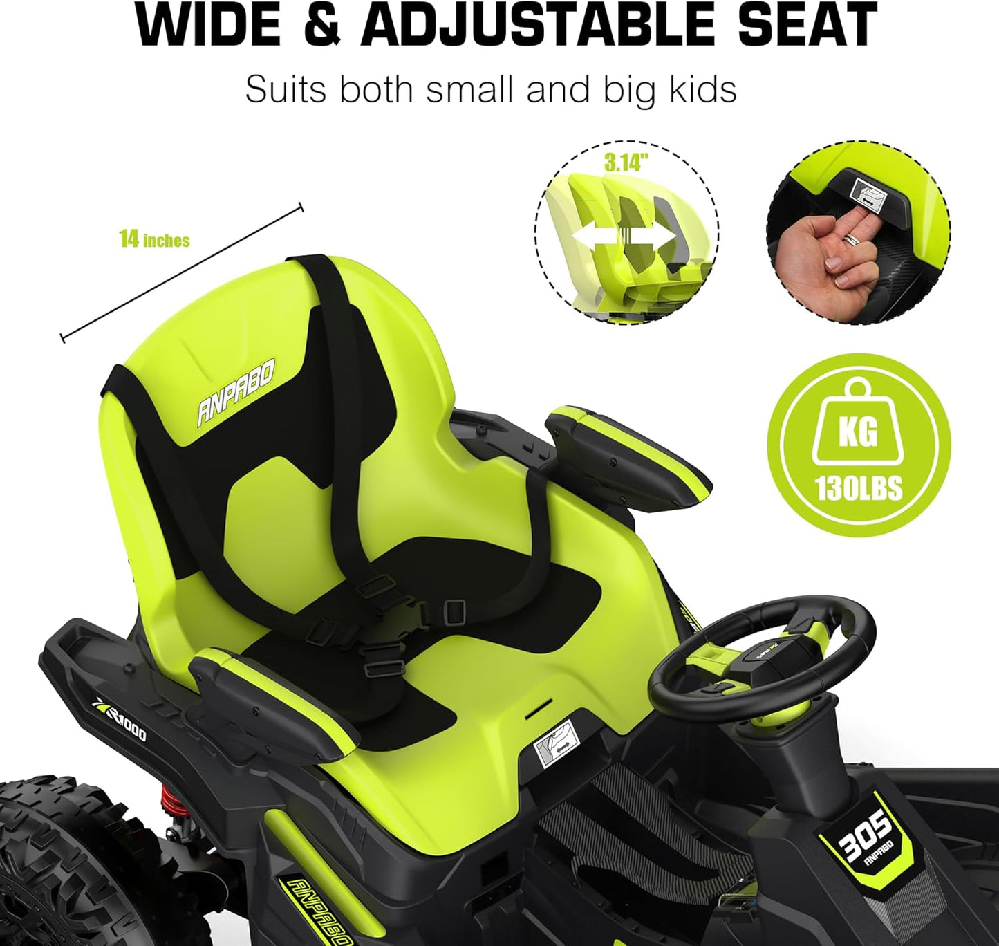 Adventure Ride 24V 4x4 Kids Electric Car - Ages 3-12