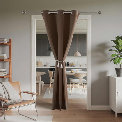 Blackout Door Curtain – Thermal Insulated Privacy Drape Panel