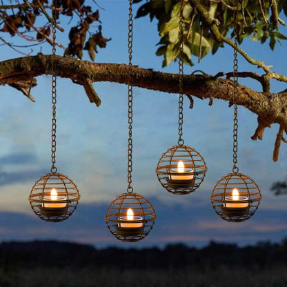 Solar Pathway Lights - Flickering Candle Stake & Hanging