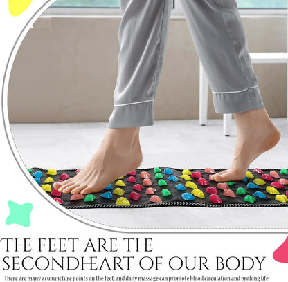 Reflexology Foot Massage Mat – Acupressure Walking Path