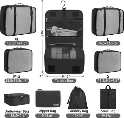 Premium Packing Cubes Set – Travel Organizer System