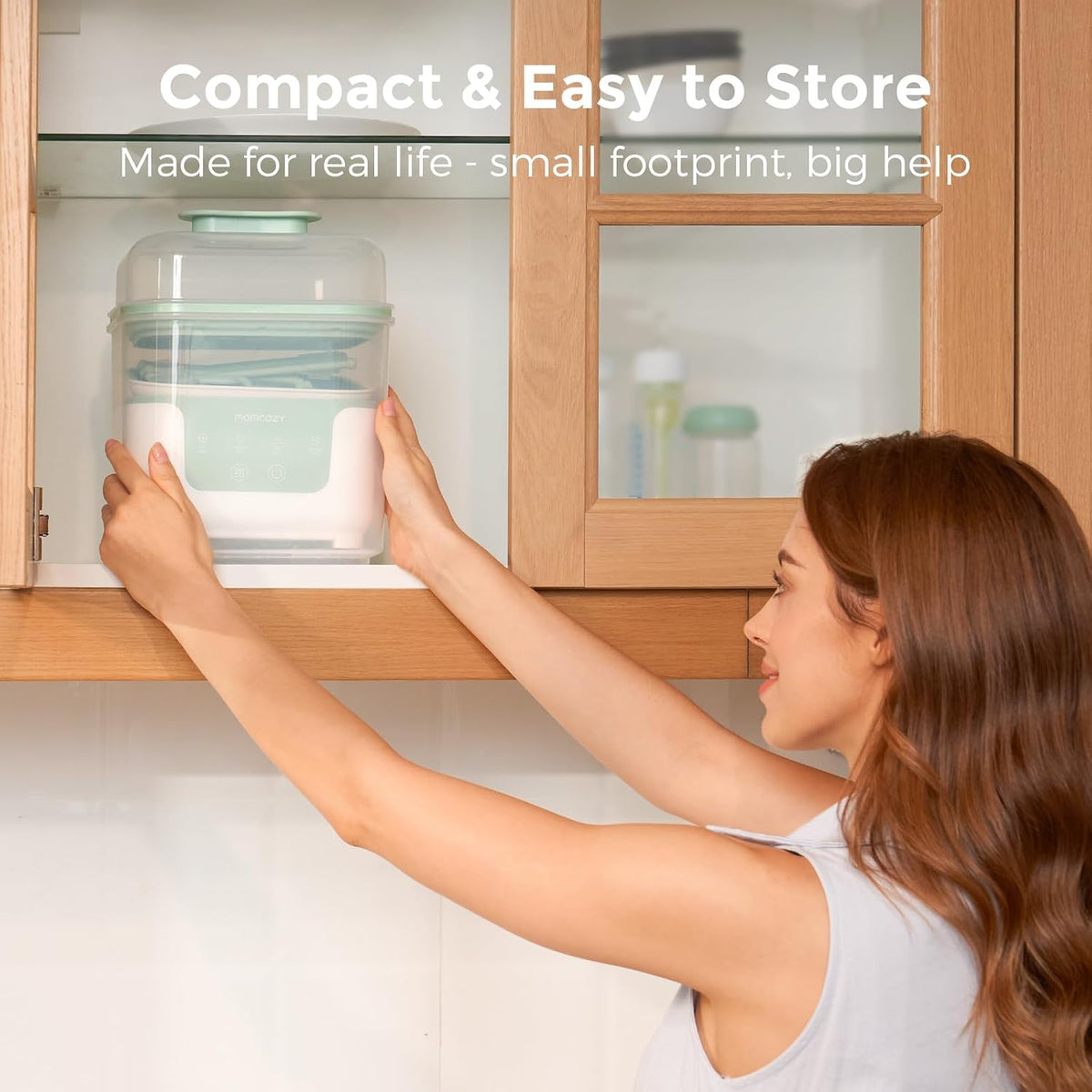 Modular 4-in-1 Bottle Sterilizer & Dryer with Compact Design