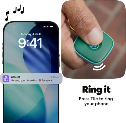 Bluetooth Item Tracker for Keys, Bags & More - 4-Pack