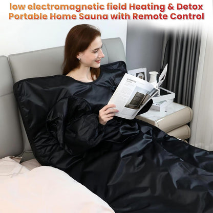 Portable Infrared Sauna Blanket with Remote & Timer | Home Spa