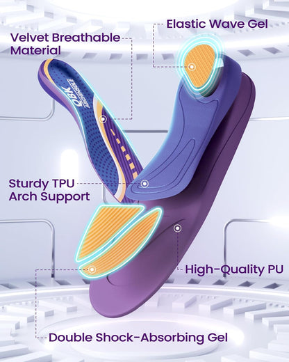 Premium Orthopedic Insoles – Arch Support & Stability