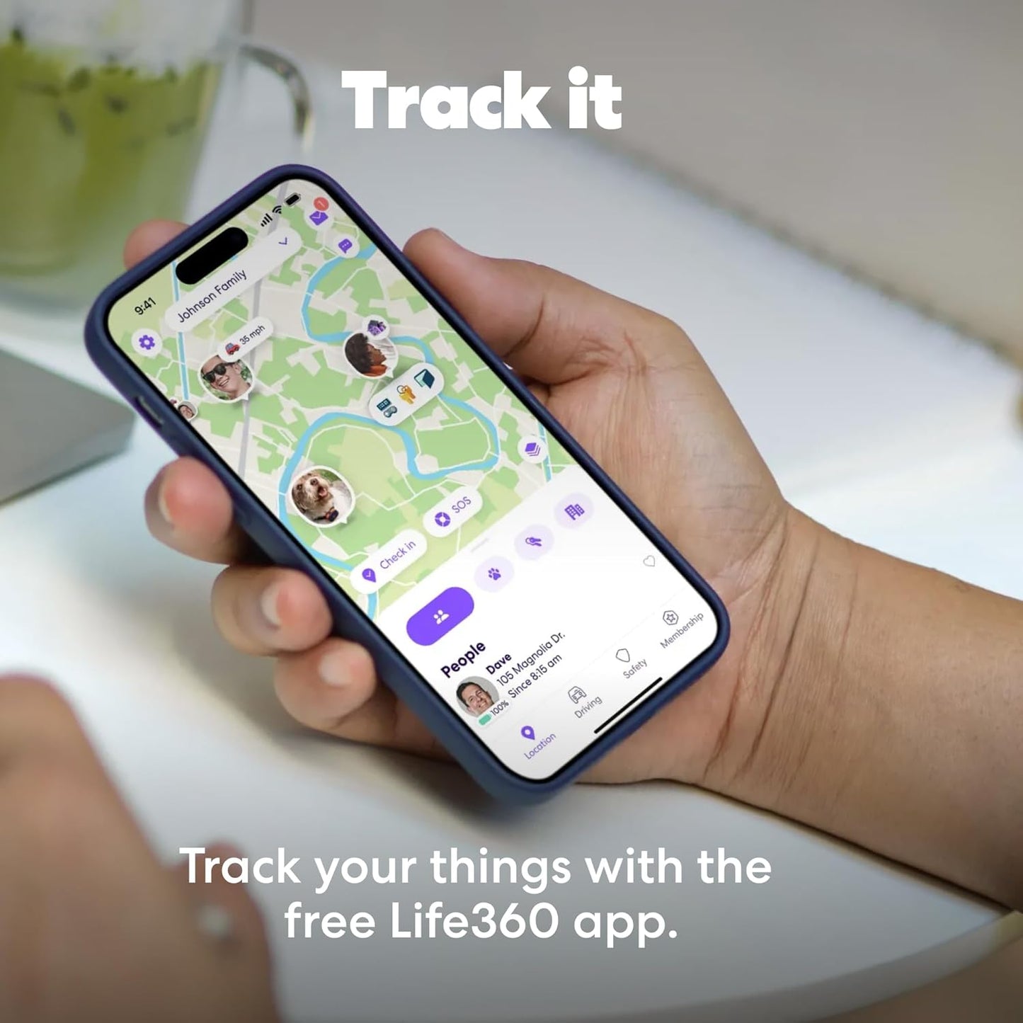 Bluetooth Item Tracker for Keys, Bags & More - 4-Pack