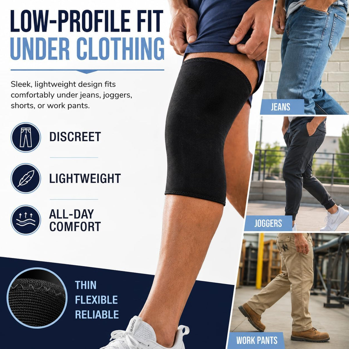 Compression Knee Sleeve – Performance Support for Active Living