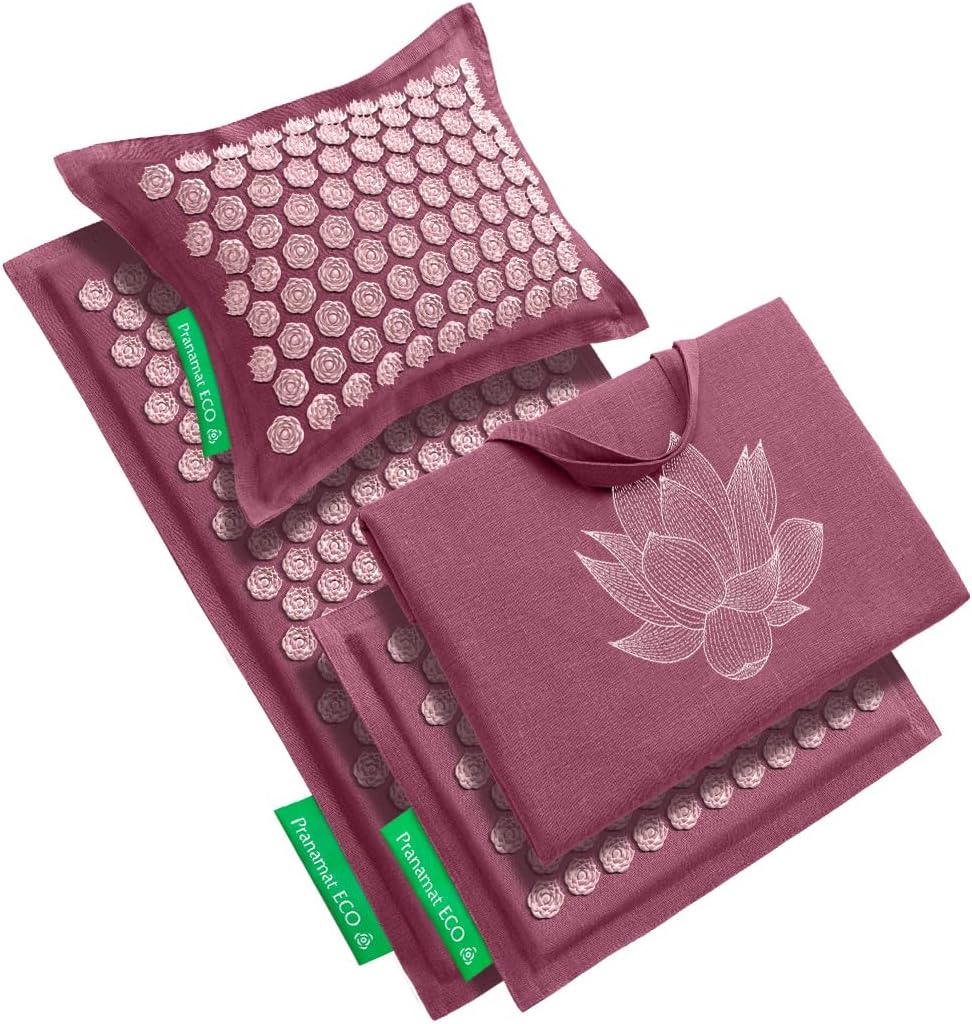 Premium Acupressure Mat Set with Pillow & Bag - European Made