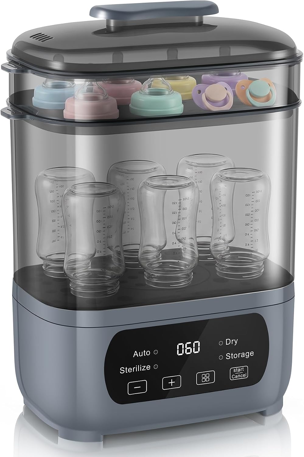 4-in-1 Baby Bottle Steamer & Dryer with LED Touch Screen