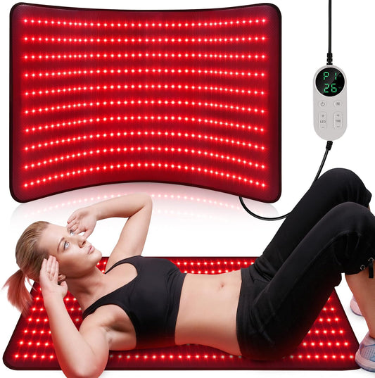 Red Light Therapy Mat 660nm 850nm - 24 x 39 inch Full Body