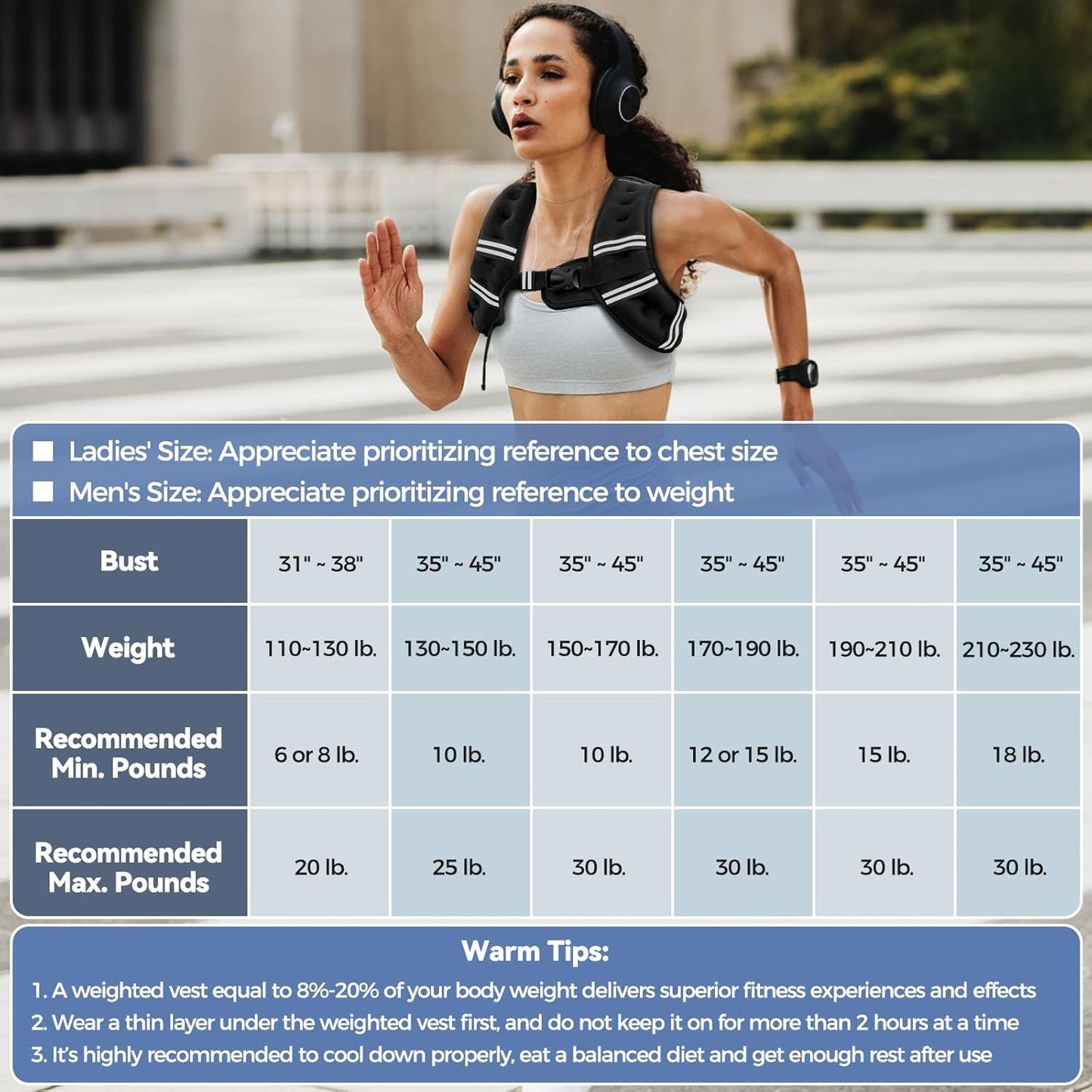 Professional Weighted Training Vest - Adjustable Resistance