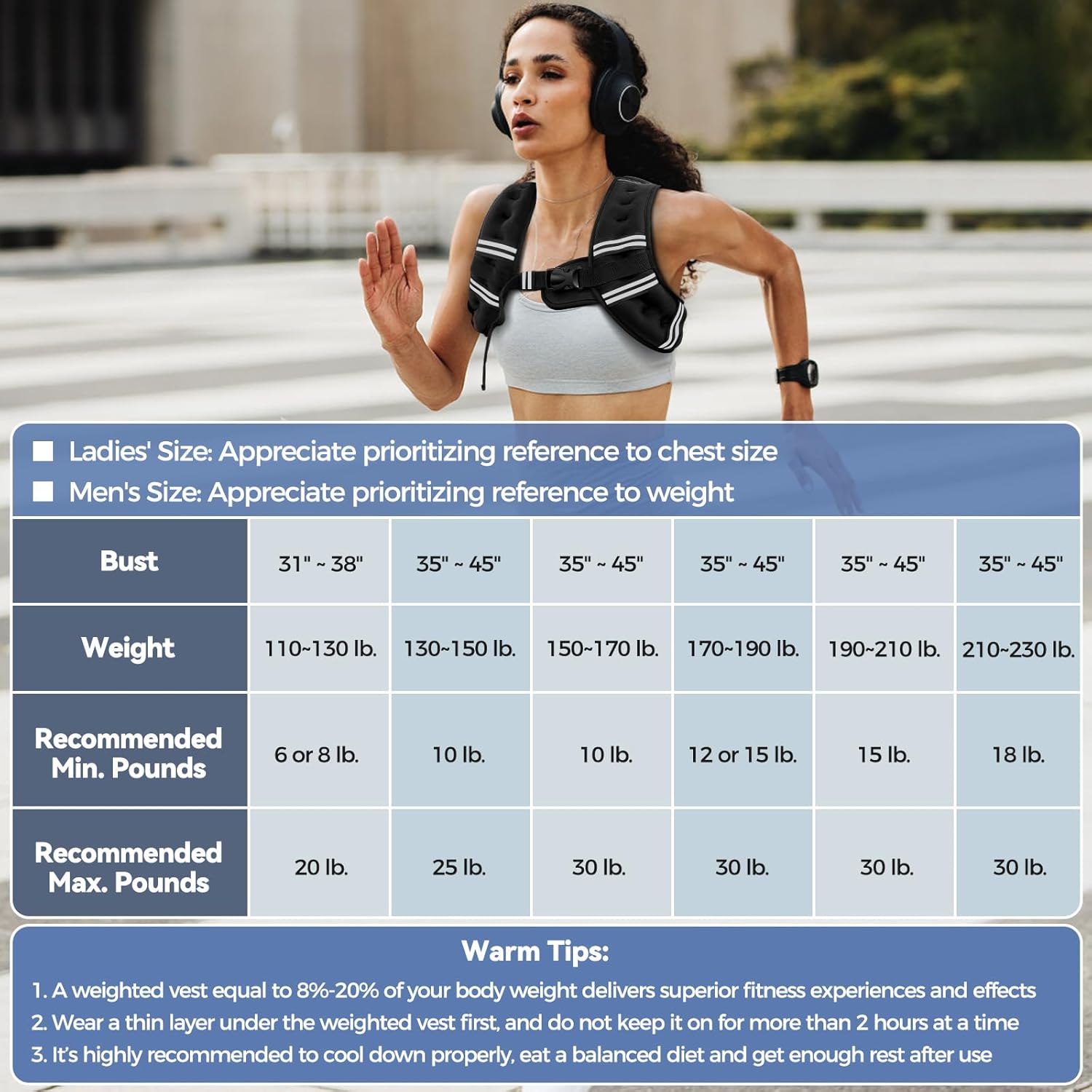 Professional Weighted Training Vest - Adjustable Resistance