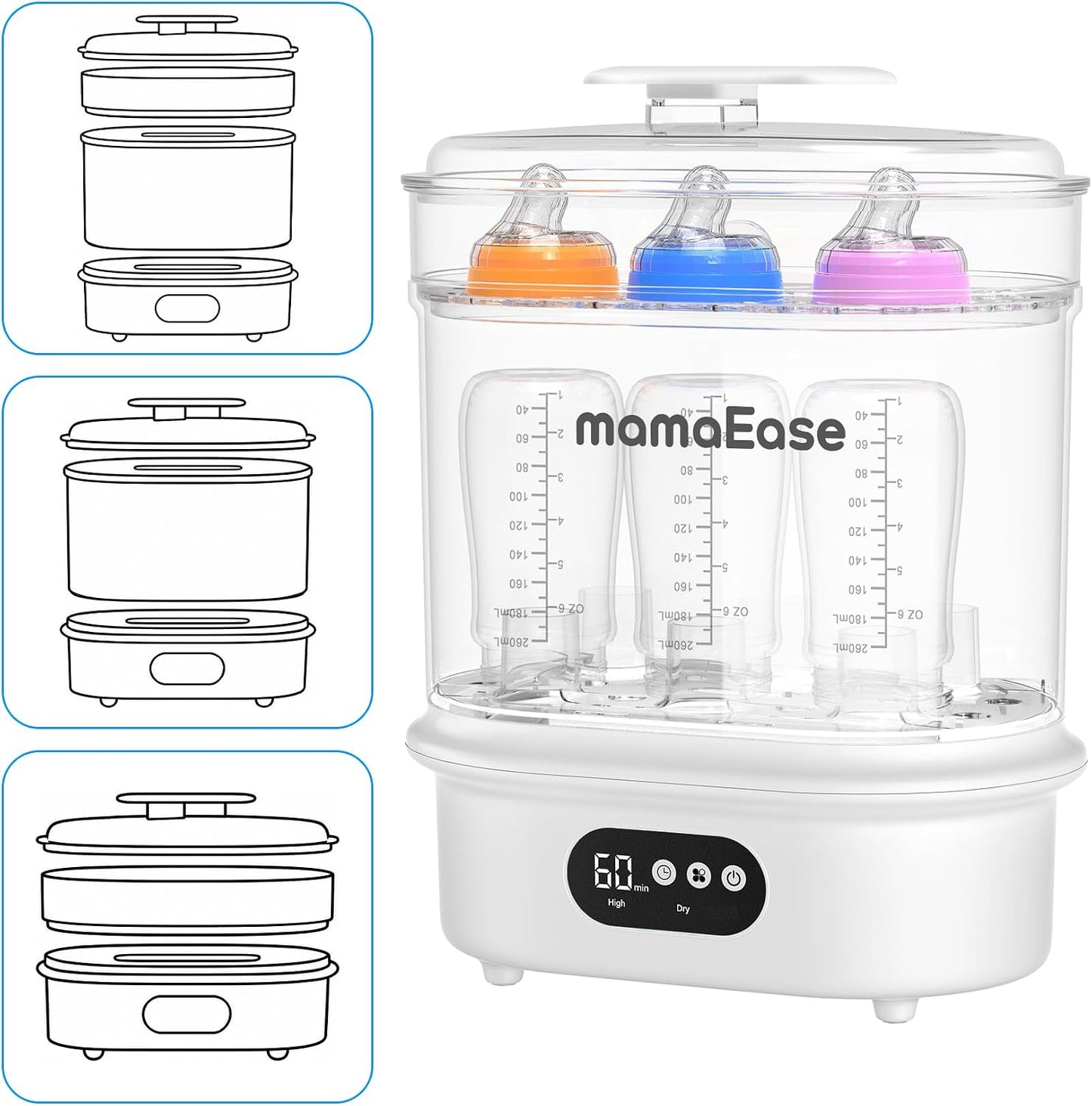 4-in-1 Electric Bottle Sanitizer & Dryer | Fast Sterilization