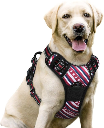 No-Pull Dog Harness with Dual Leash Clips | Premium Vest Design