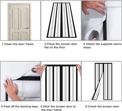Magnetic Insulated Door Curtain – Thermal Self-Closing Screen