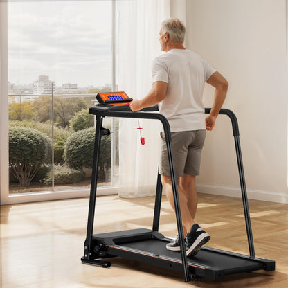 Walking Treadmill with Extended Handrails & APP Control