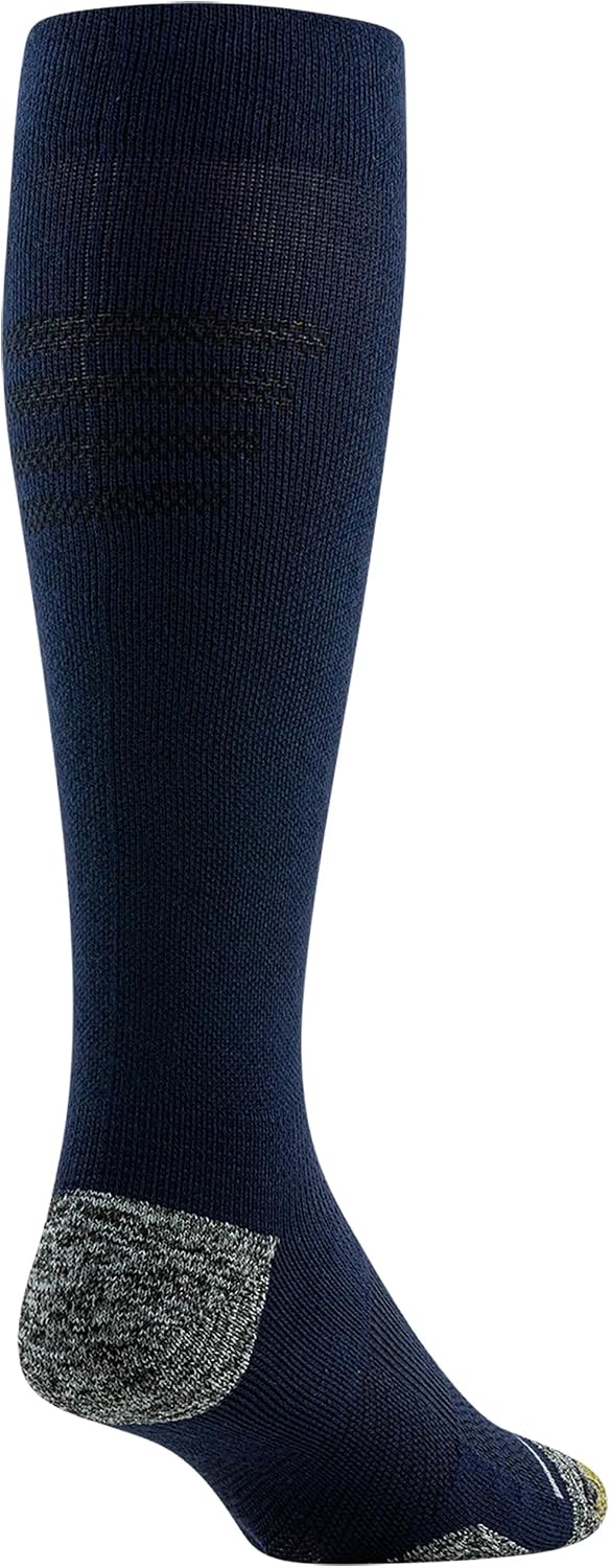 Mild Compression Over-the-Calf Comfort Socks (2-Pairs)