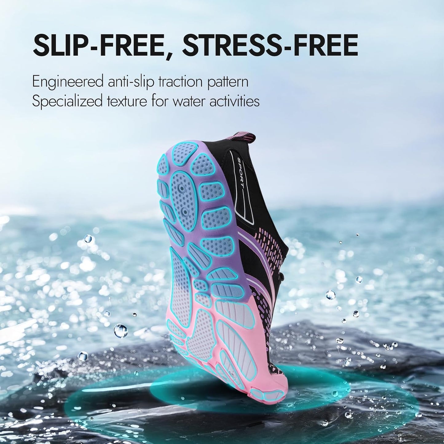 Barefoot Water Shoes – Quick-Dry Aqua Shoes for Active Lifestyles