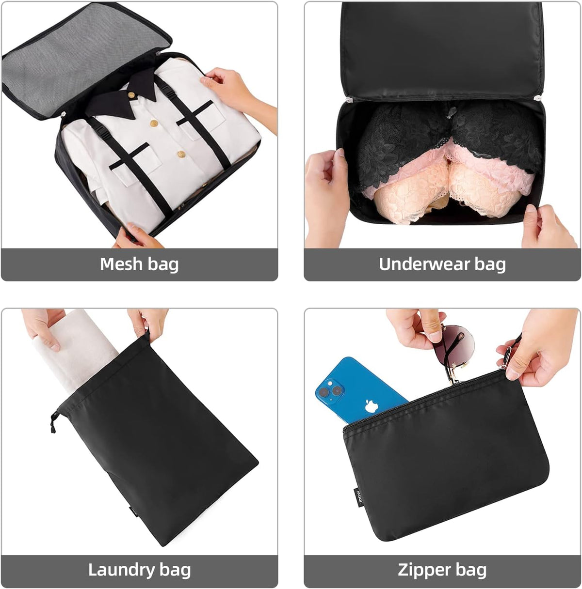 Premium Packing Cubes Set – Travel Organizer System