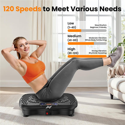 Vibration Plate Exercise Platform for Full Body Workouts