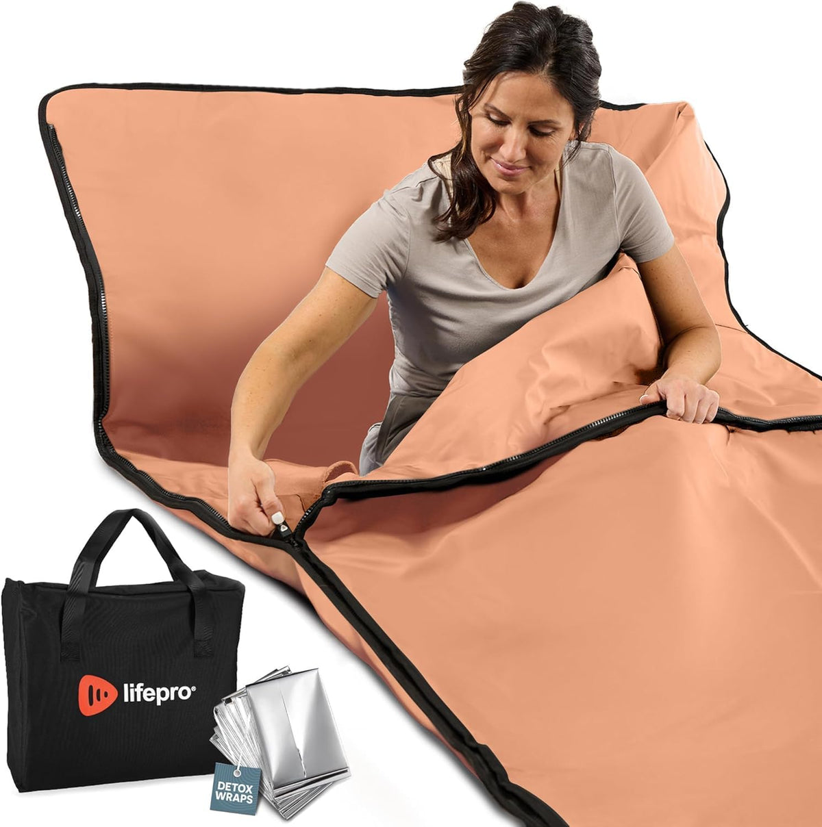Infrared Sauna Blanket with Low EMF & 9 Temperature Levels
