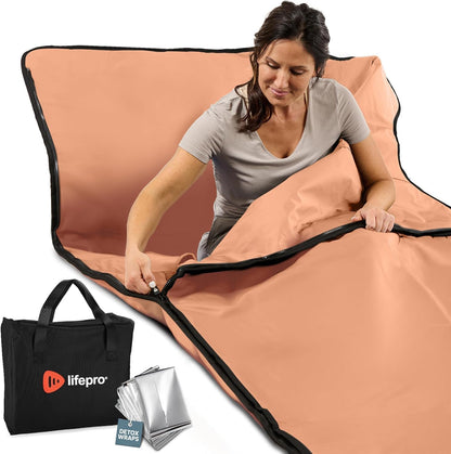 Infrared Sauna Blanket with Low EMF & 9 Temperature Levels