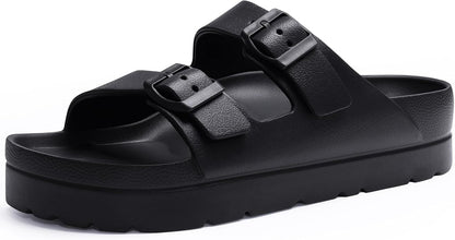 Arch Support Platform Sandals | Lightweight Foam Slides