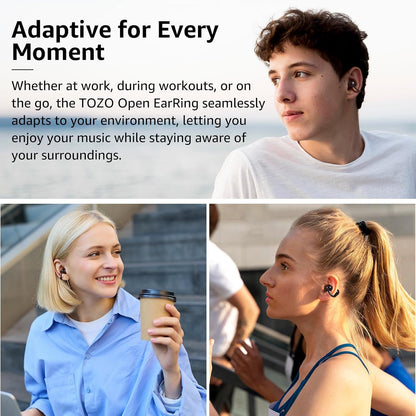 Open Ear Wireless Earbuds with 40H Battery & Bluetooth 5.4