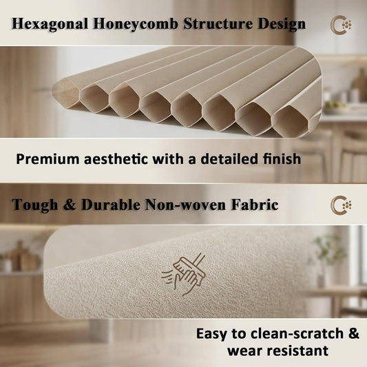 Magnetic Folding Cabinet Curtains – Honeycomb Privacy Panels