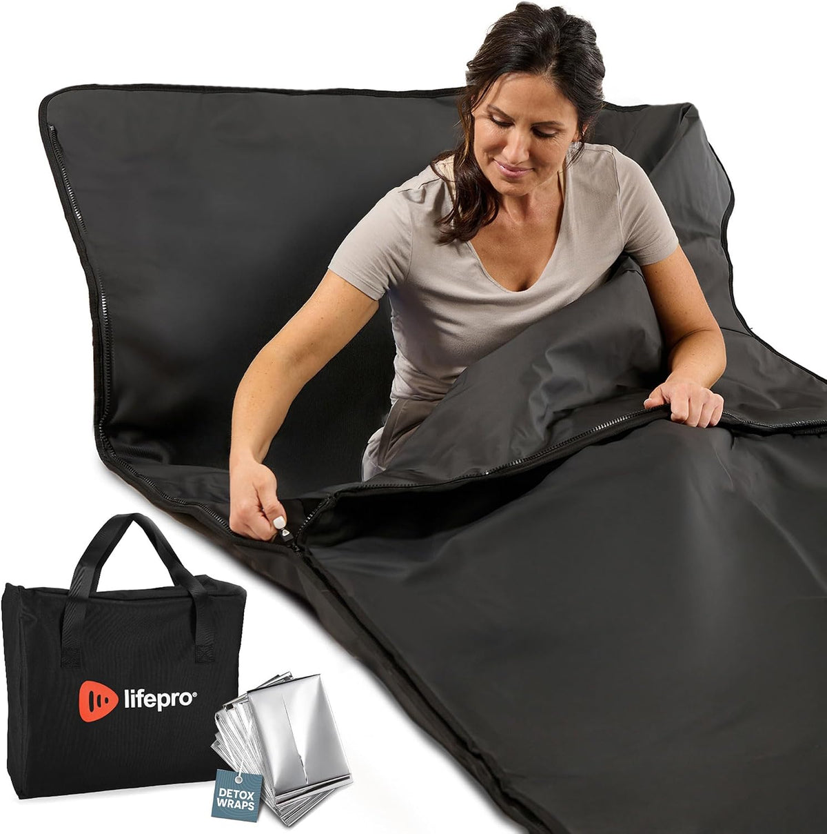 Infrared Sauna Blanket with Low EMF & 9 Temperature Levels