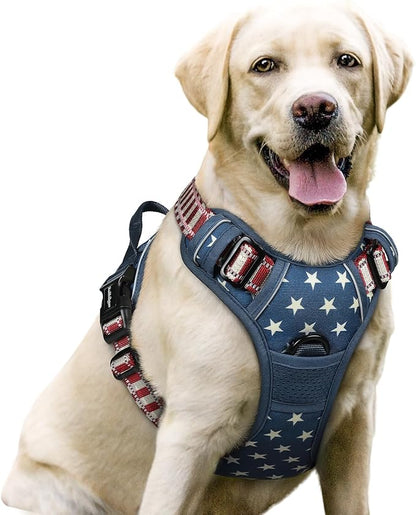 No-Pull Dog Harness with Dual Leash Clips | Premium Vest Design