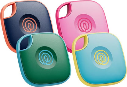 Bluetooth Item Tracker for Keys, Bags & More - 4-Pack