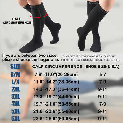 Professional Compression Socks 20-30 mmHg | Women & Men