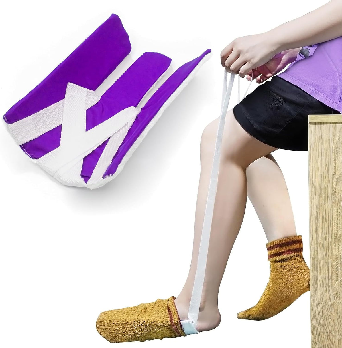 Sock Aid Tool – Effortless Dressing with Zero Bending