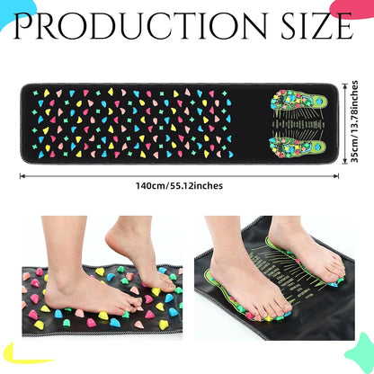 Reflexology Foot Massage Mat – Acupressure Walking Path