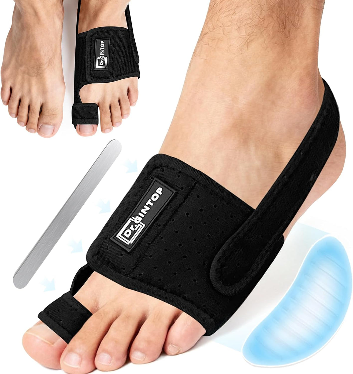 Big Toe Straightener with Arch Support | Left & Right